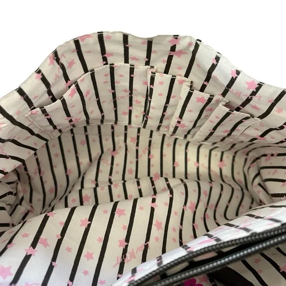 Betsey Johnson Luv Multicolor Bag Lips Kisses Crossbody Purse Cloud/Rainbow Tag - Picture 13 of 16